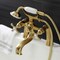 Kingston Brass KS228SB Deck Mount Clawfoot Tub Faucet with Hand Shower, Brushed Brass KS228SB - alternate 2